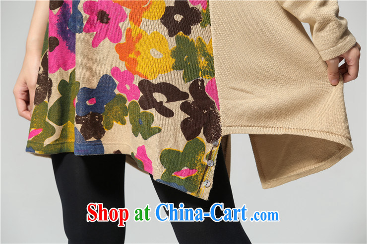 To coat the Windsor, women literary and artistic temperament color stamp duty, long cotton long-sleeved knit shirts sweaters QJY 3012 gray flowers are code pictures, price, brand platters! Elections are good character, the national distribution, so why buy now enjoy more preferential! Health