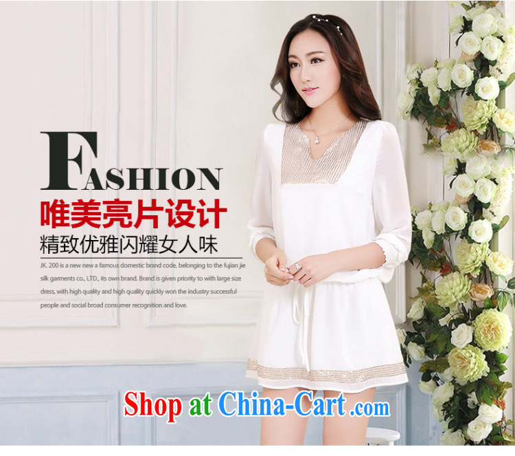 JK .,200 spring and autumn the Code women mm thick Korean Beauty graphics thin-waist in snow cuff woven dresses QA 1430001 black 3XL pictures, price, brand platters! Elections are good character, the national distribution, so why buy now enjoy more preferential! Health