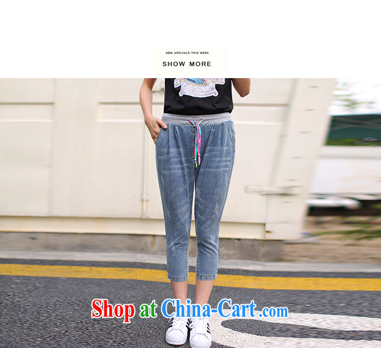The fat XL women mm thick load fall 2015 Korean version of the new graphics thin washable jeans 7 pants female cowboy XXXL pictures, price, brand platters! Elections are good character, the national distribution, so why buy now enjoy more preferential! Health
