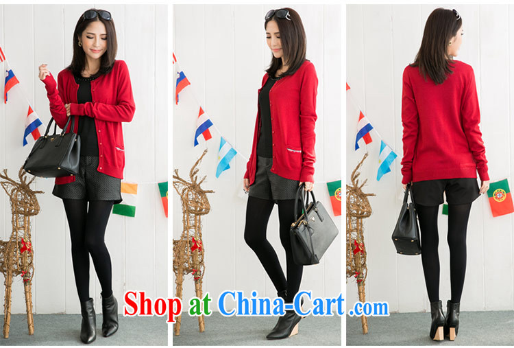 The honey beauty mm thick larger female Autumn with new 100 ground round-collar long-sleeved pocket loose knit sweater cardigan women 8816 Tibetan blue XXXL pictures, price, brand platters! Elections are good character, the national distribution, so why buy now enjoy more preferential! Health