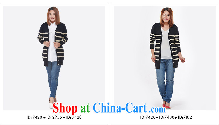 MSSHE XL ladies' 2015 spring College in the wind long knitting cardigan jacket knitted shirts clearance 7420 blue 2 XL pictures, price, brand platters! Elections are good character, the national distribution, so why buy now enjoy more preferential! Health