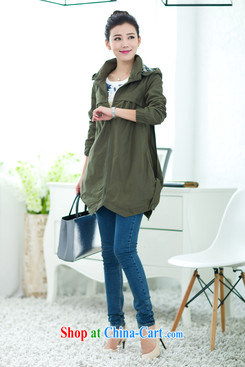 To coat the Windsor, women in Europe and America with charisma does not rule out the casual relaxed thick woman wind jacket QYM 8808 green 2 XL pictures, price, brand platters! Elections are good character, the national distribution, so why buy now enjoy more preferential! Health