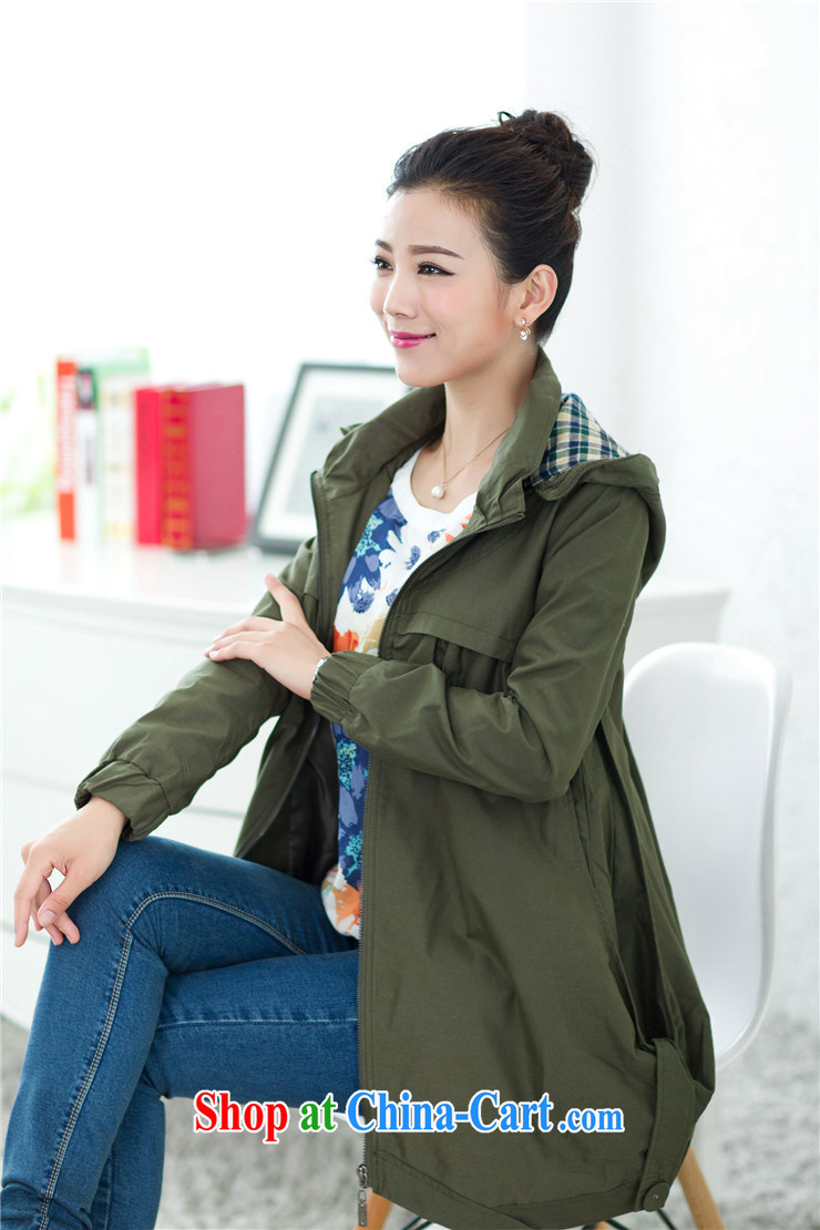 To coat the Windsor, women in Europe and America with charisma does not rule out the casual relaxed thick woman wind jacket QYM 8808 green 2 XL pictures, price, brand platters! Elections are good character, the national distribution, so why buy now enjoy more preferential! Health