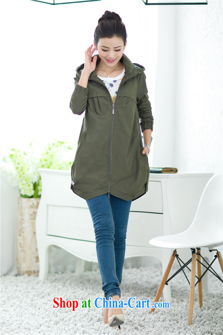 To coat the Windsor, women in Europe and America with charisma does not rule out the casual relaxed thick woman wind jacket QYM 8808 green 2 XL pictures, price, brand platters! Elections are good character, the national distribution, so why buy now enjoy more preferential! Health