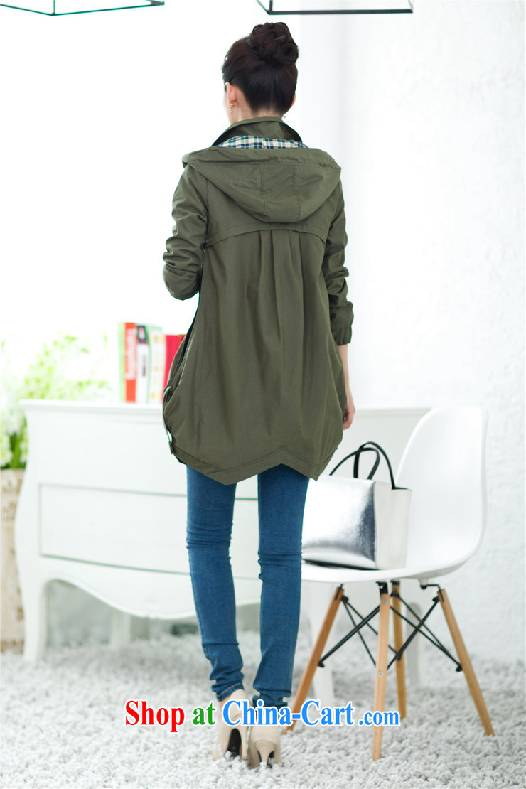 To coat the Windsor, women in Europe and America with charisma does not rule out the casual relaxed thick woman wind jacket QYM 8808 green 2 XL pictures, price, brand platters! Elections are good character, the national distribution, so why buy now enjoy more preferential! Health