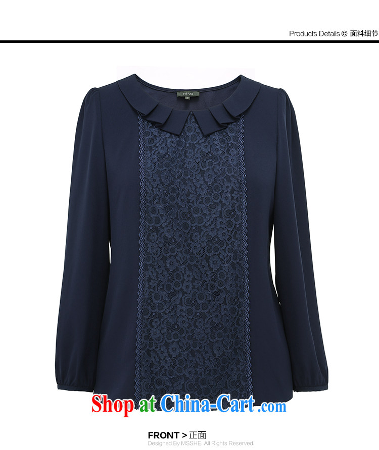 MsShe XL women spring 2015 New Beauty dolls for bubbles snow cuff woven shirts 7751 blue 6 XL pictures, price, brand platters! Elections are good character, the national distribution, so why buy now enjoy more preferential! Health