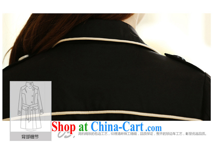 Mephidross has long honey, The 2014 Autumn with new thick mm larger female Korean version, long, long-sleeved wind jacket graphics thin 5030 black large code 5 XL pictures, price, brand platters! Elections are good character, the national distribution, so why buy now enjoy more preferential! Health