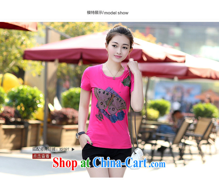 JK .,200 spring and summer King, female Korean short-sleeved T shirts stylish hot drill cultivating and 05,032 white 3 XL pictures, price, brand platters! Elections are good character, the national distribution, so why buy now enjoy more preferential! Health