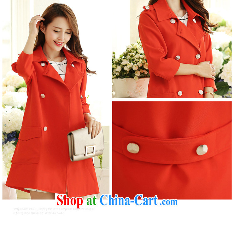 Director of mega-code women with thick mm 2014 autumn and winter clothing new paragraph 7 the cuff, Korean fashion, long, relaxed quality wind jacket women jacket S 5029 black 5 XL pictures, price, brand platters! Elections are good character, the national distribution, so why buy now enjoy more preferential! Health