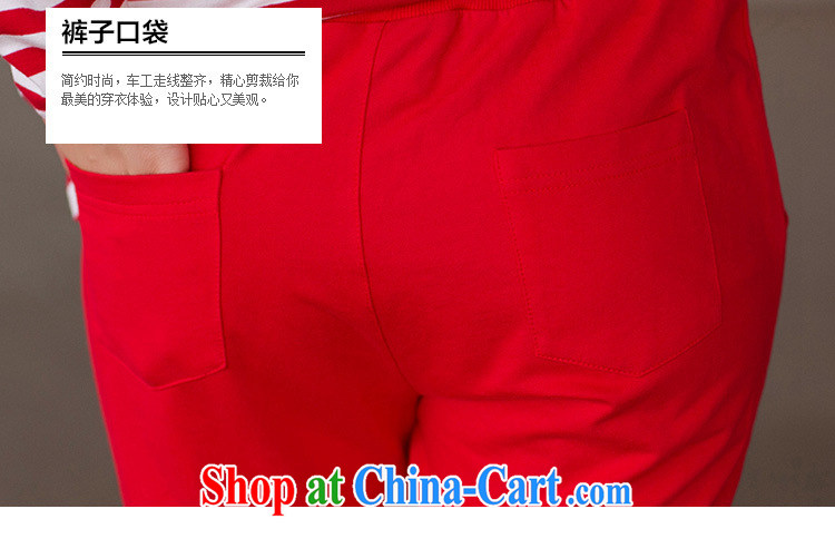 Cheuk-yan Yi Lai film 2015 spring new, larger female striped round-collar loose long-sleeved leisure T pension package S 8128 streaks red XL for weight 115 - 130 pictures, price, brand platters! Elections are good character, the national distribution, so why buy now enjoy more preferential! Health