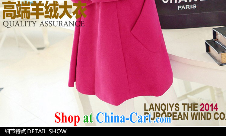 COVERED BY THE 2015 Spring and Autumn and the new, what gross jacket Korean version, long, cultivating lapel coat? cloak? jacket Womens the code hidden cyan XXL pictures, price, brand platters! Elections are good character, the national distribution, so why buy now enjoy more preferential! Health