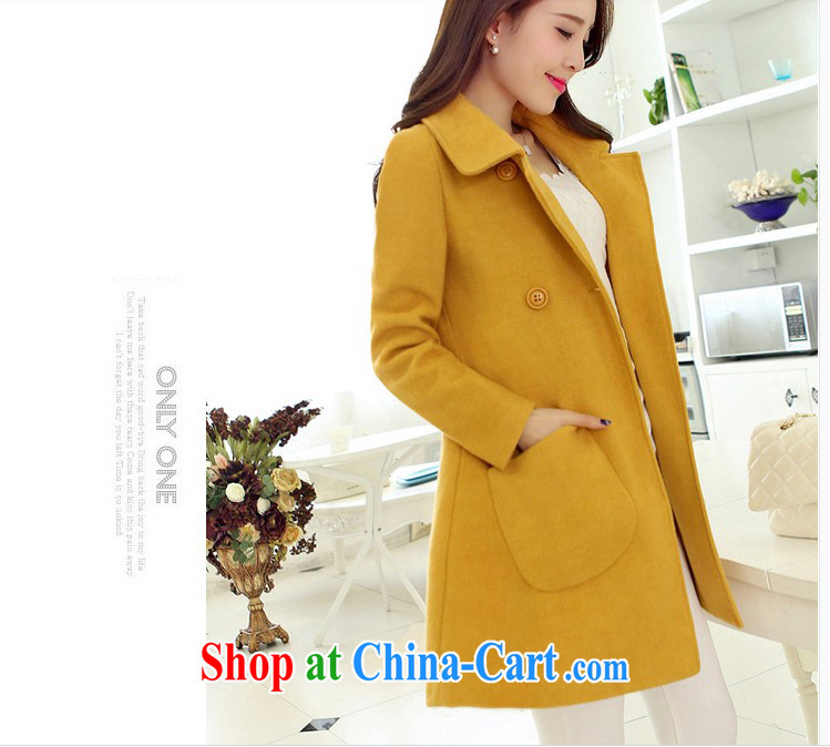 COVERED BY THE 2015 Spring and Autumn and the new, what gross jacket Korean version, long, cultivating lapel coat? cloak? jacket Womens the code hidden cyan XXL pictures, price, brand platters! Elections are good character, the national distribution, so why buy now enjoy more preferential! Health