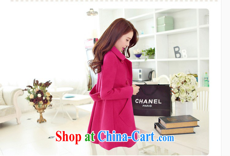 COVERED BY THE 2015 Spring and Autumn and the new, what gross jacket Korean version, long, cultivating lapel coat? cloak? jacket Womens the code hidden cyan XXL pictures, price, brand platters! Elections are good character, the national distribution, so why buy now enjoy more preferential! Health