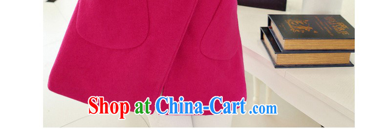 COVERED BY THE 2015 Spring and Autumn and the new, what gross jacket Korean version, long, cultivating lapel coat? cloak? jacket Womens the code hidden cyan XXL pictures, price, brand platters! Elections are good character, the national distribution, so why buy now enjoy more preferential! Health