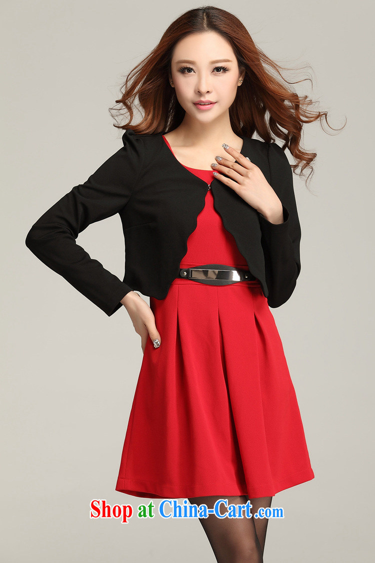 The package-thick, XL girls dresses red shawl two-piece fashion vest solid skirt OL commute video thin Mrs red skirts 4 XL approximately 170 - 185 Jack pictures, price, brand platters! Elections are good character, the national distribution, so why buy now enjoy more preferential! Health