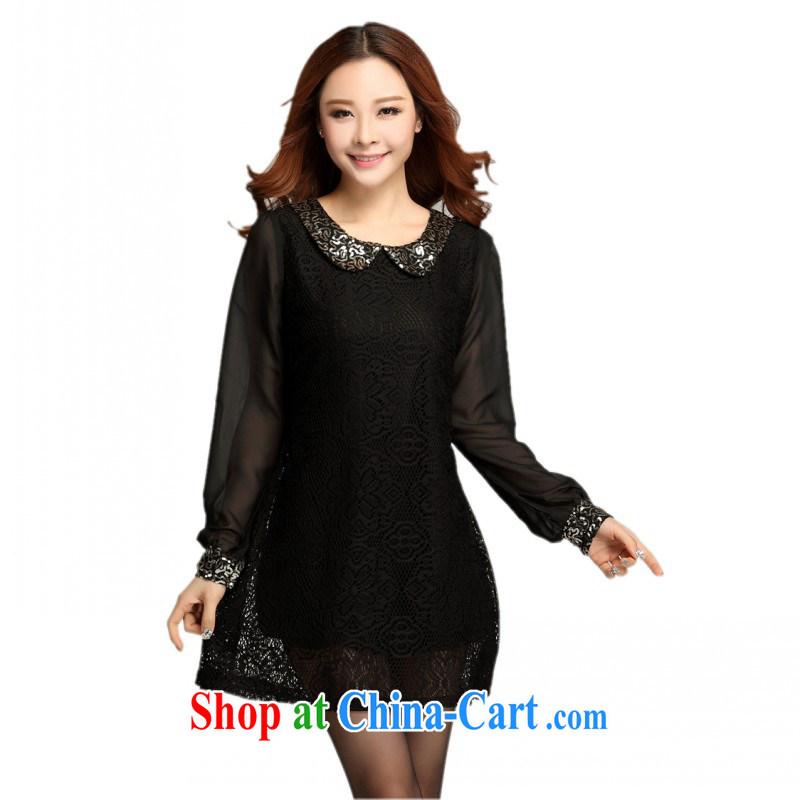 The delivery package mail as soon as possible, focusing on girls XL, dolls for sweet lace dresses and elegant graphics thin solid short skirt ladies skirt m thick black 4 XL approximately 160 - 175 jack, constitution, Jacob (QIANYAZI), online shopping