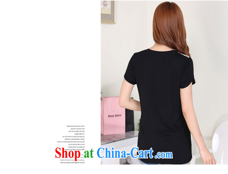 JK .,200 larger female spring and summer new short-sleeved shirt T mm thick retro Ethnic Wind stamp, with the forklift truck 05,010 black 4 XL pictures, price, brand platters! Elections are good character, the national distribution, so why buy now enjoy more preferential! Health