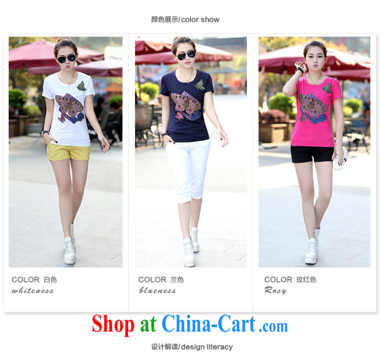 JK .,200 mm thick summer wear large, women with stylish and relaxed beauty and a short-sleeved shirt T of 05,035 red 3 XL pictures, price, brand platters! Elections are good character, the national distribution, so why buy now enjoy more preferential! Health