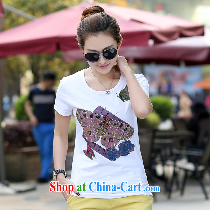 JK .,200 mm thick summer is the girl with stylish relaxed beauty and a short-sleeved shirt T of 05,035 red 3 XL, JK .,200, shopping on the Internet