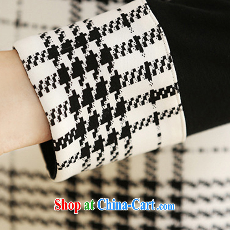 Cheuk-yan Yi Lai Ying-chiu is new, spring 2015 the Code women Korean video thin beauty stitching long-sleeved dresses M 2685 2660 classic 1000 birds, 5 XL, Cheuk-yan Yi Lai, and, online shopping