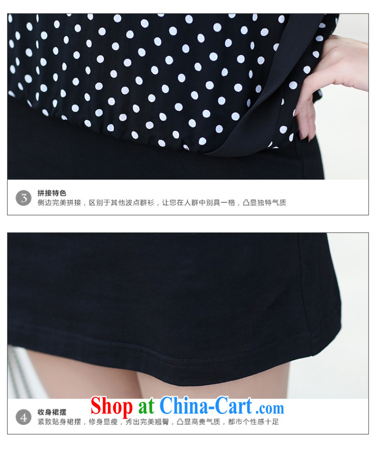 JK .,200 larger female summer new Korean version thick sister graphics thin beauty dress skirt solid 05,030 dark blue 4 XL pictures, price, brand platters! Elections are good character, the national distribution, so why buy now enjoy more preferential! Health
