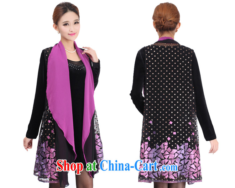 The slave fall 2014 with Korean trendy, luxurious retro loose embroidery on T-shirts and two-piece dresses 1373 purple XXXXL pictures, price, brand platters! Elections are good character, the national distribution, so why buy now enjoy more preferential! Health