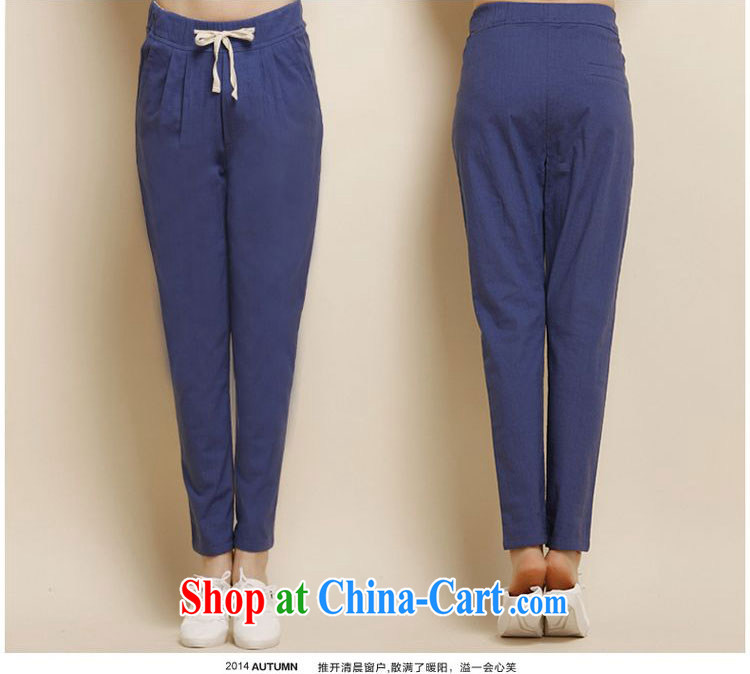 ZORMO autumn 2014 new Korean women mm thick and fat XL stretch cotton MA, casual women trousers denim blue XXL pictures, price, brand platters! Elections are good character, the national distribution, so why buy now enjoy more preferential! Health
