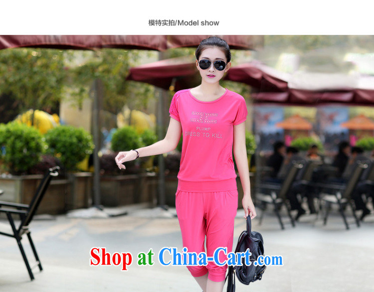 JK .,200 summer larger female thick mm stylish beauty very casual short-sleeved Sport Kits J BY 14 05,045 Tibetan cyan 3 XL pictures, price, brand platters! Elections are good character, the national distribution, so why buy now enjoy more preferential! Health
