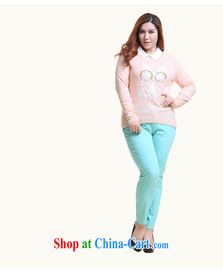 Slim LI Sau 2014 autumn new XL female owl three-dimensional embroidery is not rules, with knitted sweaters Q 5818 black XXL pictures, price, brand platters! Elections are good character, the national distribution, so why buy now enjoy more preferential! Health