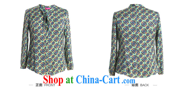 Slim Li-su fall 2014 with new, XL girls with thick mm video skinny, adoption of a geometrical stamp shirt Q 5858 green XXL pictures, price, brand platters! Elections are good character, the national distribution, so why buy now enjoy more preferential! Health