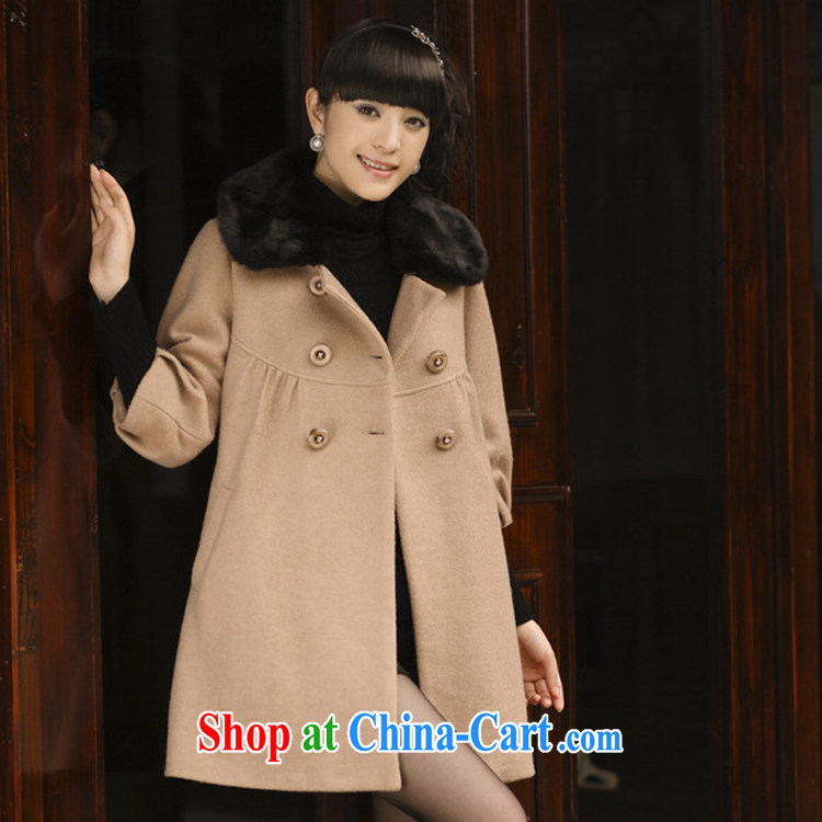 COVERED BY THE 2015 spring and autumn and winter clothing new female Korean version thick XL wool? The coat jacket thick mm so gross coat jacket large red XXXXXL pictures, price, brand platters! Elections are good character, the national distribution, so why buy now enjoy more preferential! Health