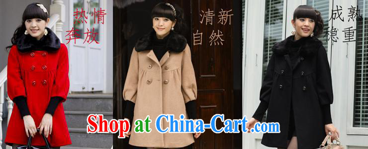COVERED BY THE 2015 spring and autumn and winter clothing new female Korean version thick XL wool? The coat jacket thick mm so gross coat jacket large red XXXXXL pictures, price, brand platters! Elections are good character, the national distribution, so why buy now enjoy more preferential! Health