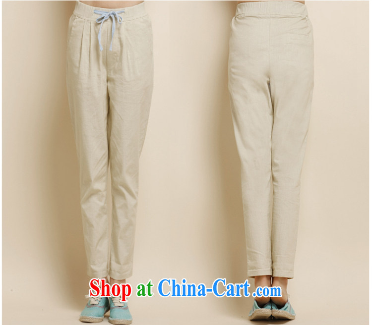 Morning would be 2015 spring new Korea and indeed XL women mm thick loose 100 ground flax pants pants video thin, Trouser Press castor pants cotton pants the cowboy blue 4XL (recommendations 155 - 170 jack) pictures, price, brand platters! Elections are good character, the national distribution, so why buy now enjoy more preferential! Health
