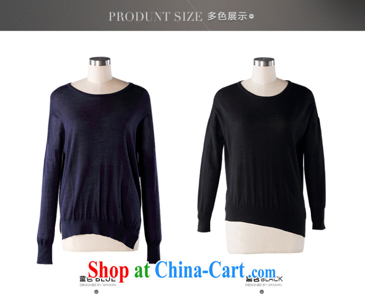 The wheat high-end large Code women fall 2014 with new thick mm beauty aura long-sleeved sweater 843132120 black 3 XL pictures, price, brand platters! Elections are good character, the national distribution, so why buy now enjoy more preferential! Health