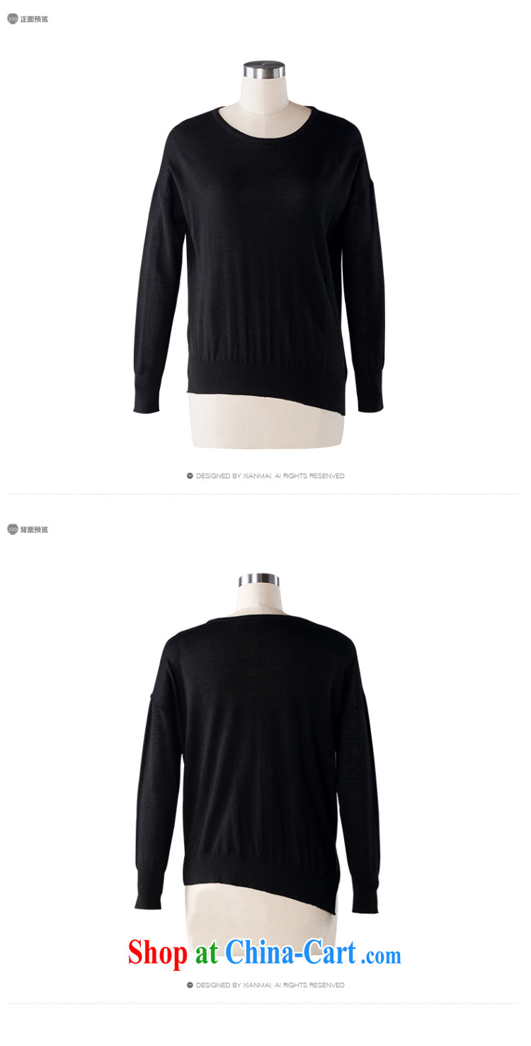 The wheat high-end large Code women fall 2014 with new thick mm beauty aura long-sleeved sweater 843132120 black 3 XL pictures, price, brand platters! Elections are good character, the national distribution, so why buy now enjoy more preferential! Health