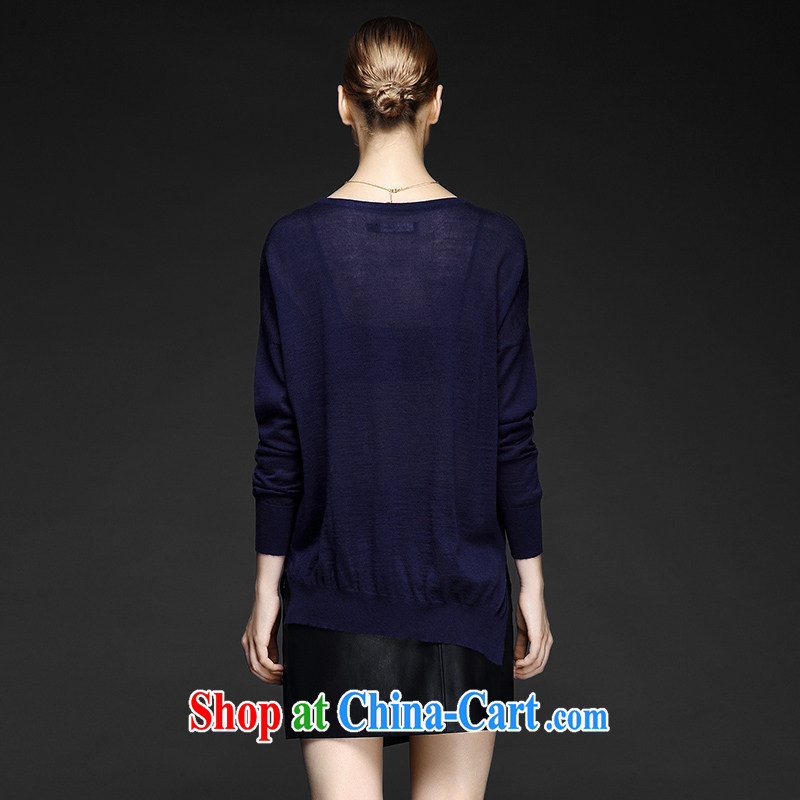 The wheat high-end large Code women fall 2014 with new thick mm beauty aura long-sleeved sweater 843132120 black 3 XL, former Yugoslavia, Mak, and shopping on the Internet