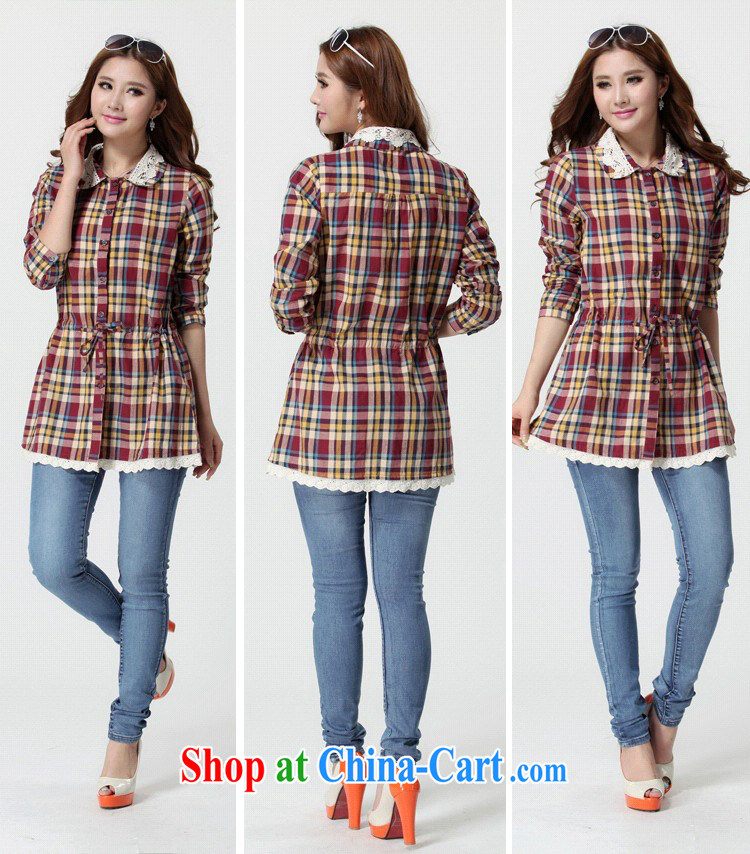 Thin (NOS) is increasing, women dress waist cotton the stamp tartan shirt leisure video thin shirt D 9771 Map Color 2 XL 140 - 160 Jack pictures, price, brand platters! Elections are good character, the national distribution, so why buy now enjoy more preferential! Health