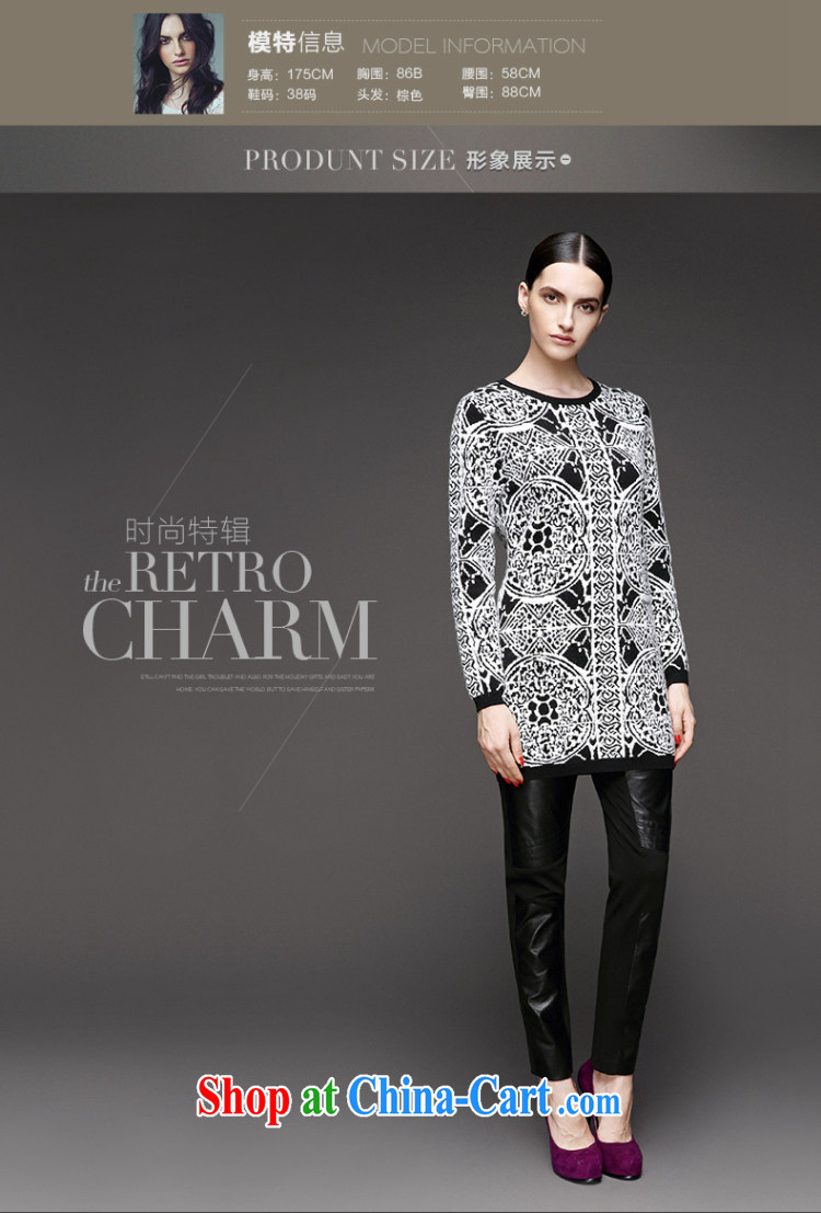 The wheat high-end large Code women fall 2014 with new expertise in Europe and MM antique stamp sweater 843132123 black-and-white 2XL pictures, price, brand platters! Elections are good character, the national distribution, so why buy now enjoy more preferential! Health