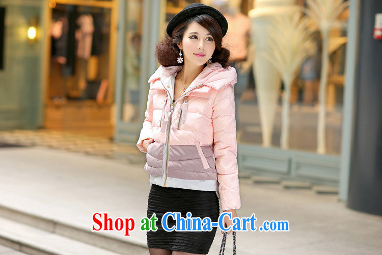 The line spending, women in winter, Korean video thin thick mm personalized spell color cap thick warm short, loose countrysides B A 022 - 2 pale pink + Gray 3 XL pictures, price, brand platters! Elections are good character, the national distribution, so why buy now enjoy more preferential! Health