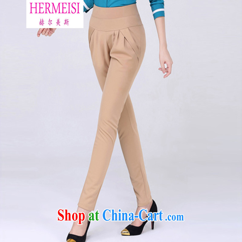 The Helms-Burton Act, the 2015 spring and summer new knitted solid pants beauty, Trouser Press thick MM and indeed XL female long pants #1699 light card its XXXL 143 - 155 jack, Jesse Helms and the United States (hermeisi), online shopping