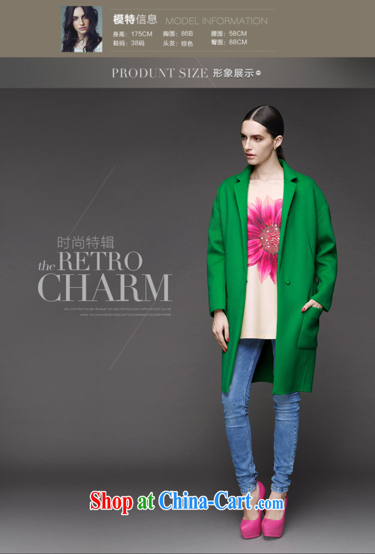 The wheat high-end large Code women fall 2014 with new expertise in Europe and MM minimalist atmosphere jacket 844181072 green 6 XL pictures, price, brand platters! Elections are good character, the national distribution, so why buy now enjoy more preferential! Health