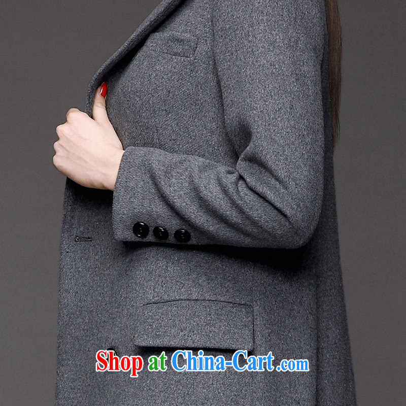 The wheat high-end large Code women fall 2014 with new expertise in Europe and MM stylish. jacket 844181074 dark gray 5 XL, former Yugoslavia, Mak, and shopping on the Internet
