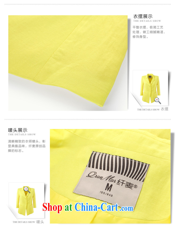 Former Yugoslavia, Mr Big, female 2015 spring and summer with new thick mm stylish Korean light color 7 cuff Leisure Suit 4365 yellow 4 XL pictures, price, brand platters! Elections are good character, the national distribution, so why buy now enjoy more preferential! Health