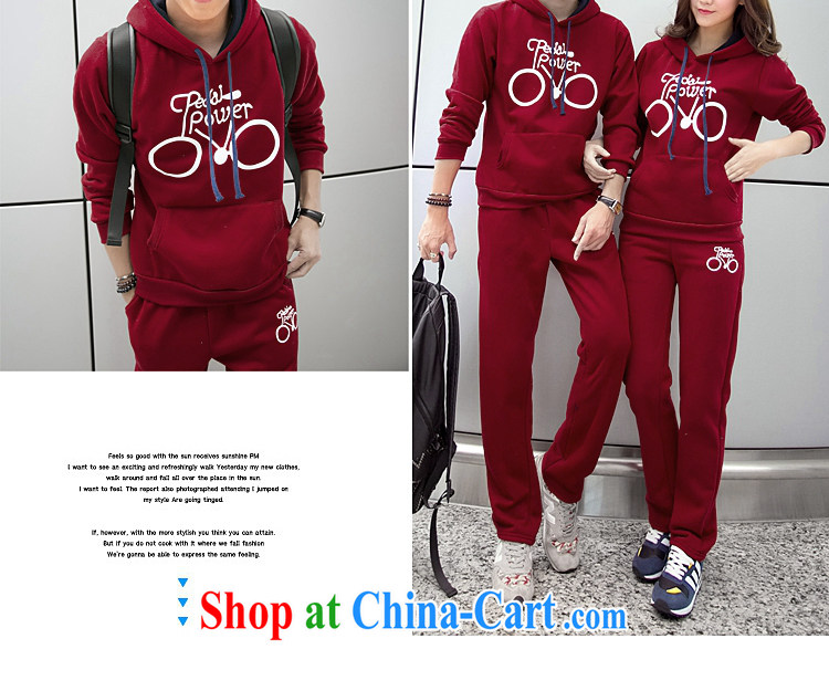 2014 COUPLES PACKAGE fall and winter Stamp Duty Cycle lovers sport and leisure fashion-cap and lint-free cloth thick trousers Kit, Kit hidden cyan male XXL pictures, price, brand platters! Elections are good character, the national distribution, so why buy now enjoy more preferential! Health