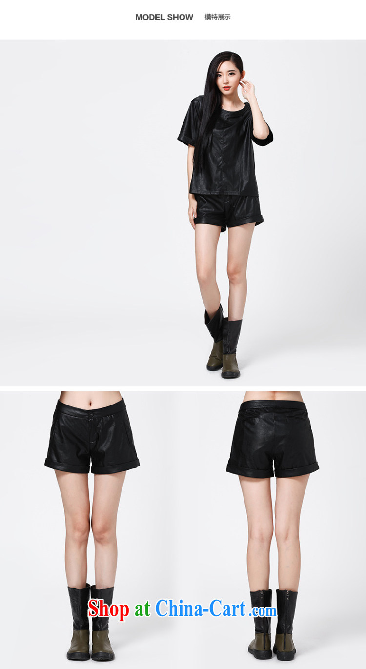 Water with larger graphics Thin women mm thick shorts fall 2014 with new PU street solid hot pants S QT 14 3542 carbon black L pictures, price, brand platters! Elections are good character, the national distribution, so why buy now enjoy more preferential! Health