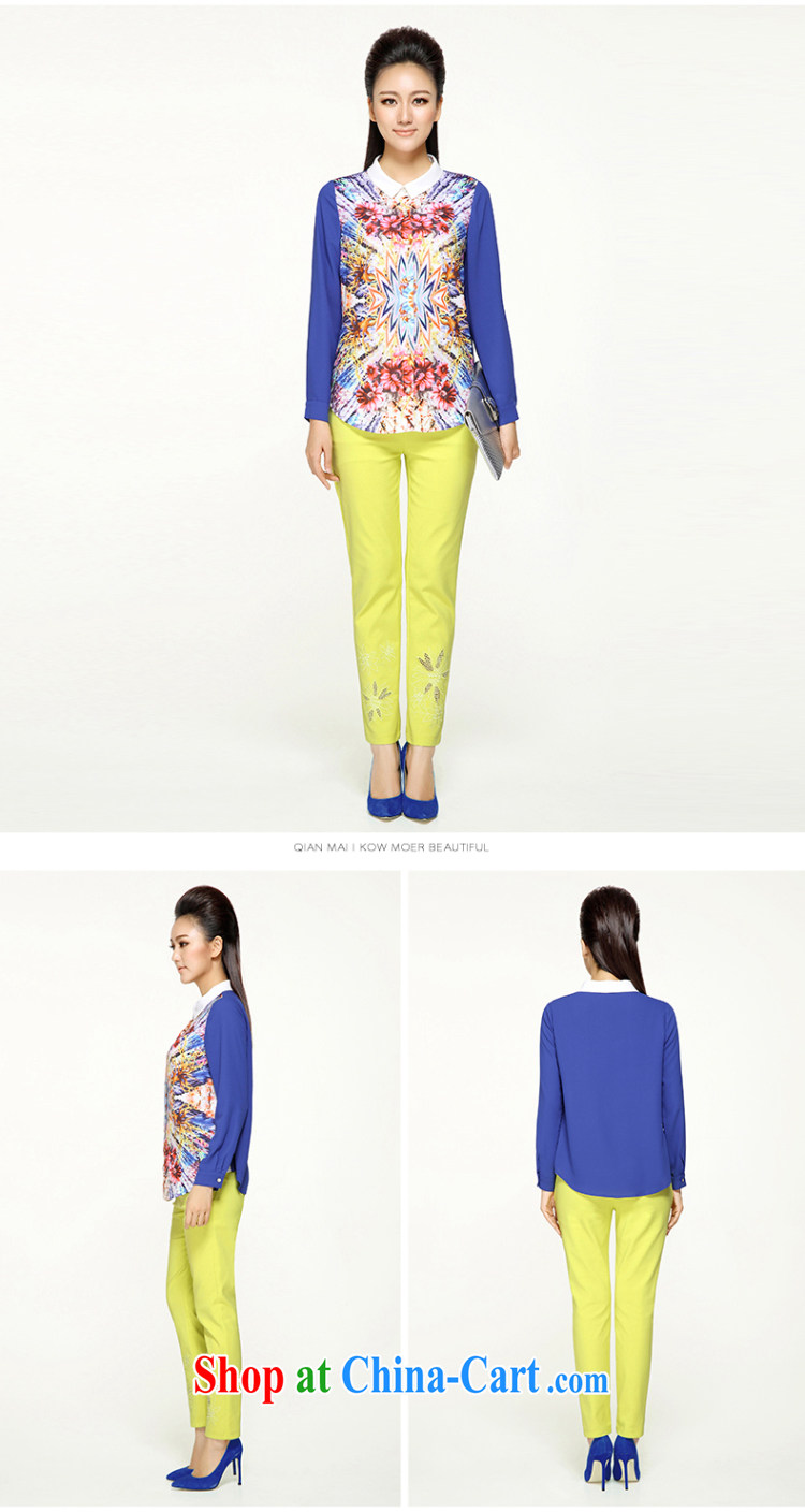 The Mecca indeed XL Women fall 2014 with new thick mm stylish Korean Beauty long-sleeved T-shirt 43,116 blue 2 XL pictures, price, brand platters! Elections are good character, the national distribution, so why buy now enjoy more preferential! Health