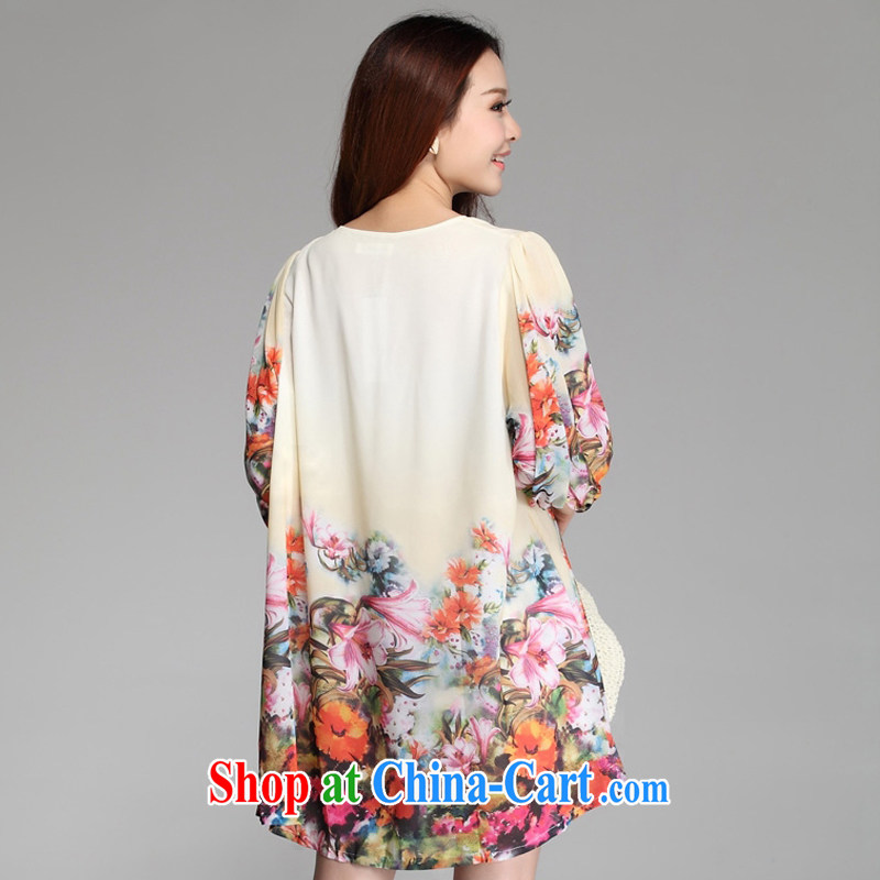 Alice Ho Miu Ling Nethersole maple 2015 spring and summer, fashion, long, large, female snow woven dresses 9521 #M white 3XL, maple, and shopping on the Internet