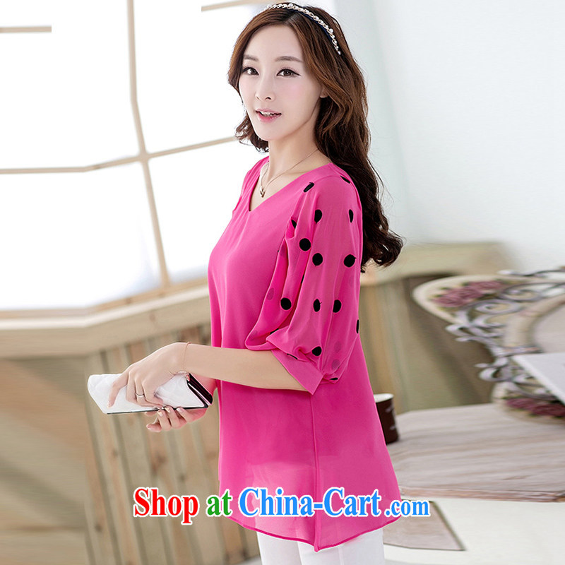 The law of 2015 (spring/summer, the Korean female snow woven beauty Web yarn T-shirt large, female long-sleeved SY 002 blue XXXXL, (Burfrnine), and, on-line shopping