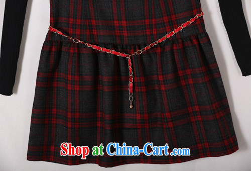 The delivery package mail as soon as possible, focusing on girls XL dresses Korean English style sub-roll collar long-sleeved short skirt video thin beauty larger OL a red 4 XL approximately 145 - 160 Jack pictures, price, brand platters! Elections are good character, the national distribution, so why buy now enjoy more preferential! Health