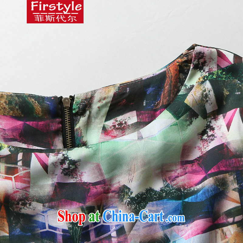 Firstyle fall 2014 with new, larger female Korean video thin 7 cuff round-collar stitching stamp snow woven shirts turquoise XL, Donald Rumsfeld, and, shopping on the Internet